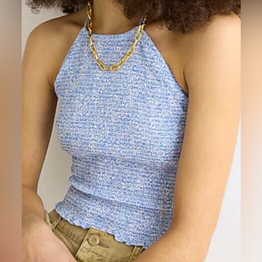 J Crew 2 Pieces Halter Top and Matching Bucket Hat